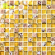 New Design Yellow Crystal Mosaic Patterns Tile