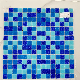 Light and Dark Blue Mix Swimming Pool Glass Mosaic manufacturer