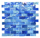 2023 New Blue Swimming Pool Glass Mosaic Tile Pool Mosaico De Vidrio Mosaic