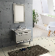 Luxury Stainless Steel Mosaic Floor Storage Metal Bathroom Mirrored Cabinet